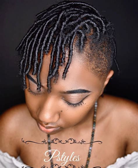 braid locs|starter locs with shaved sides.